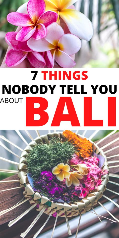 7 Things Nobody Tells You About Bali Bali Bali Indonesia Bali Travel