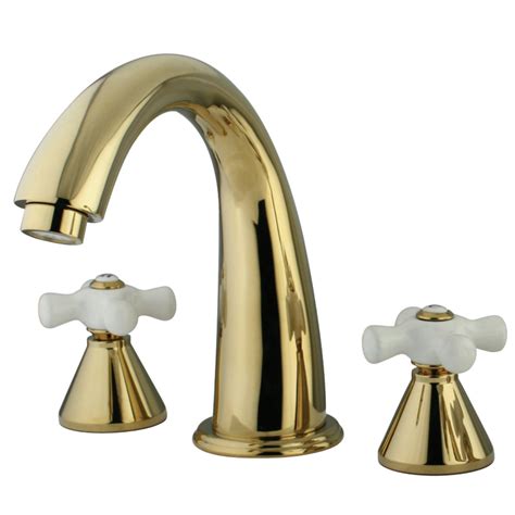 Shop wayfair for all the best polished brass bathtub faucets. Kingston Brass KS2362PX Naples Roman Tub Faucet, Polished ...