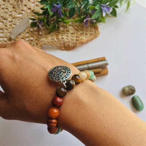 Solar Plexus Chakra Bracelet Hope Yoga Jewelry Protection Energy Bracelet Mantra Kundalini