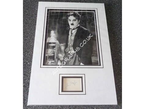 Charlie Chaplin Genuine Authentic Signed Autograph Signature Display