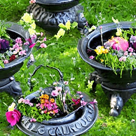 Cauldron Garden Incorporate Bubbling Cauldrons And Magical Ingredients
