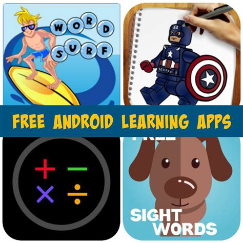 Available free for ios on the app store, for android on google play and online. Free Android Learning Apps for Kids: Word Surf, Quick ...