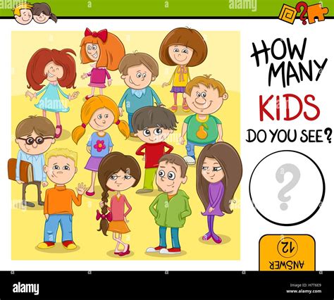 How Many Kids Do You See Stock Vector Image And Art Alamy