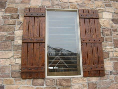 Expert diy plantation shutters made to fit your windows. houses with rustic shutters - Google Search | Wood ...