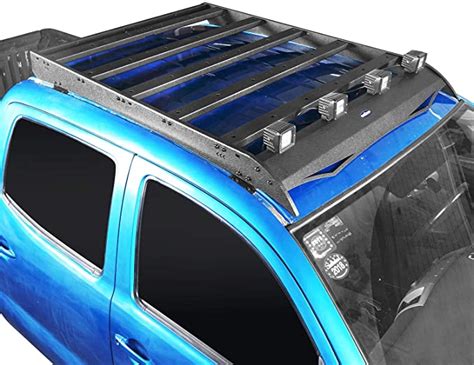 Amazon Com Hooke Road Tacoma Top Roof Rack Luggage Cargo Carrier W X W Led Lights For Nd Rd