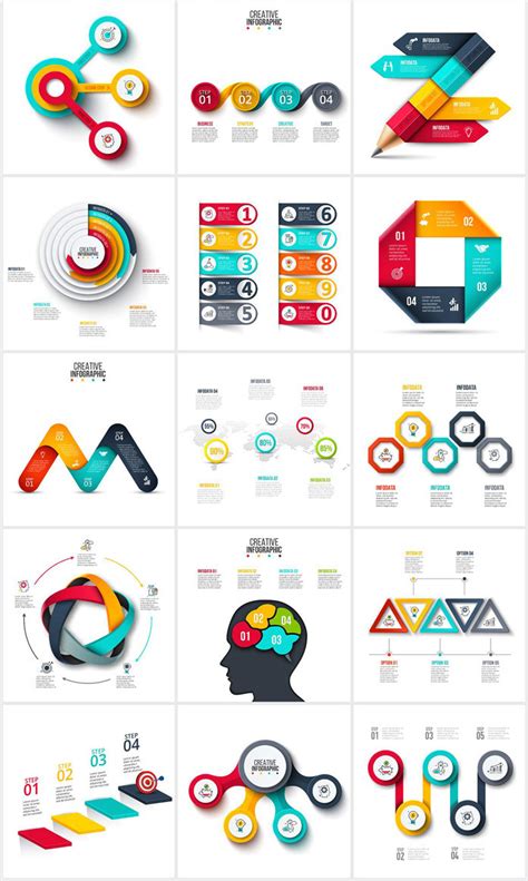2200 Highly Professional Infographic Templates