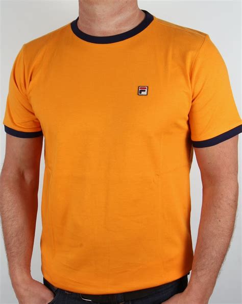 Most relevant trending newest best selling. Fila Vintage Ringer T-shirt Orange,marconi,tee,mens