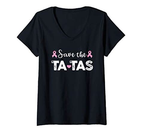 breast cancer awareness month support apparelwomens breast cancer awareness save the tatas funny