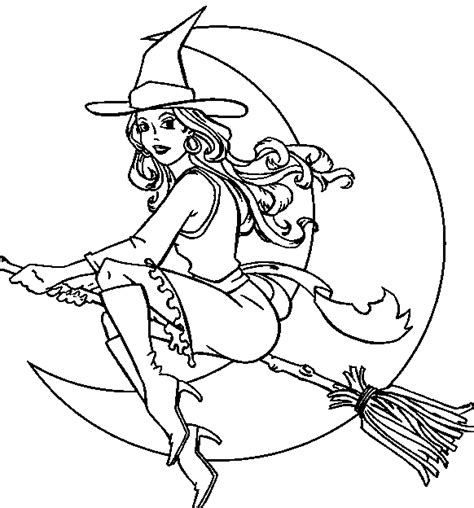 See more ideas about coloring pages, witch coloring pages, halloween coloring pages. Witch Free Halloween Coloring Pages For Adults | Witch ...