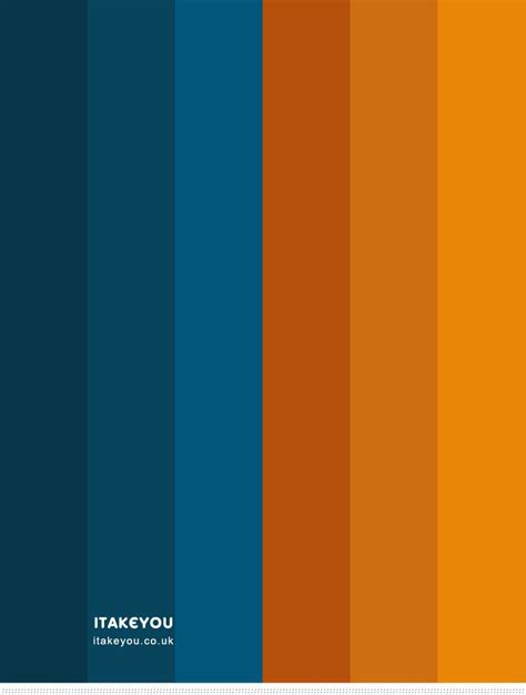 Dark Blue And Saffron Color Scheme Purple Color Schemes Orange Color