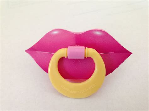 Baby Hot Lips Pacifier Nuk Binky Baby Shower Gift Via Etsy