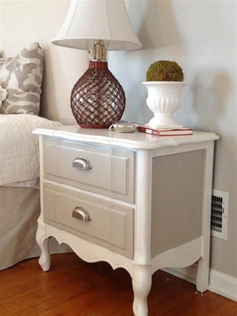 Painted bedroom furniture, refinished dressers, painted nightstands, bed makeovers etc. Ideas for Updating an Old Bedside Tables | DIY Home Decor ...