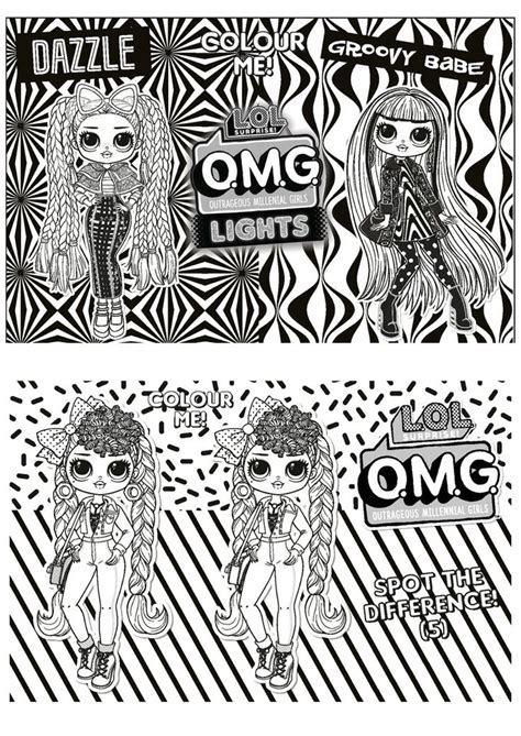 LOL OMG coloring pages - YouLoveIt.com | Omg coloring pages, Lol omg