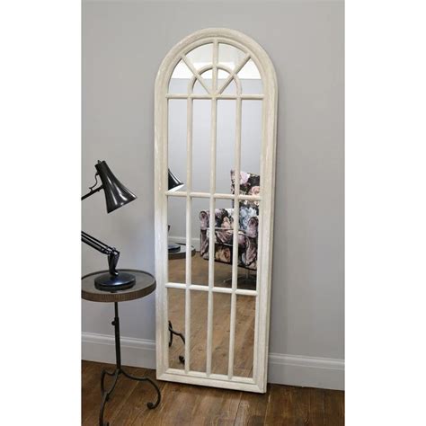The arch mirror brings one of the most ancient, classic architectural elements into any room. Ambleside - Vintage Cream Shabby Chic Arched Full Length ...