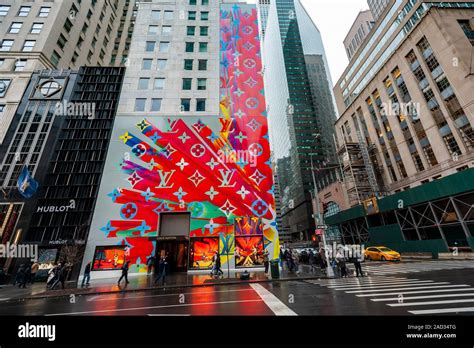 The Louis Vuitton Store On Fifth Avenue In New York Seen On Sunday