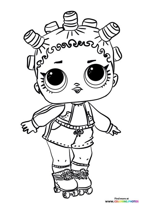 Lol Doll Mc Swag Coloring Pages For Kids