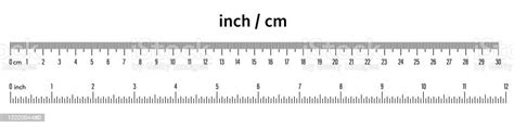 Marking Rulers 30 Cm 12 Inchruler Scale Measurelength Measurement Scale