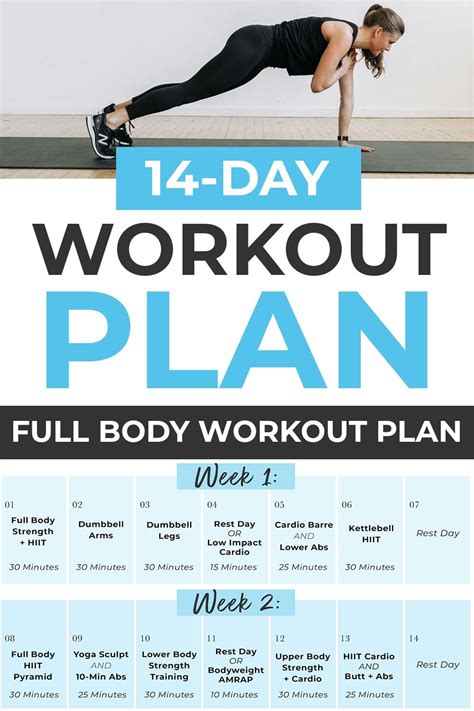 Free 14 Day Workout Plan Pdf Nourish Move Love