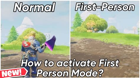 How To Activate First Person Mode In Fortnite Save The World Youtube