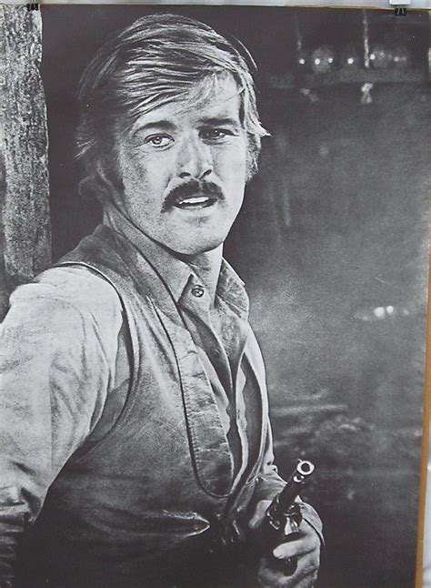 Vtg 1960s Bandw Robert Redford Movie Poster Butch Cassidy And Etsy