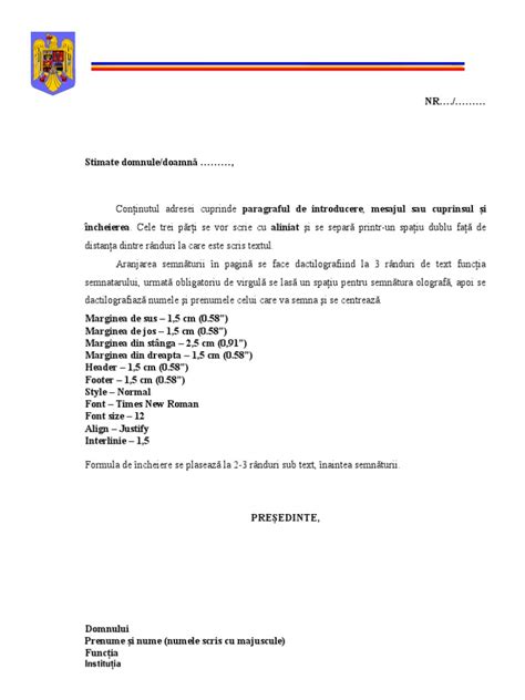model adresa oficiala editare.doc