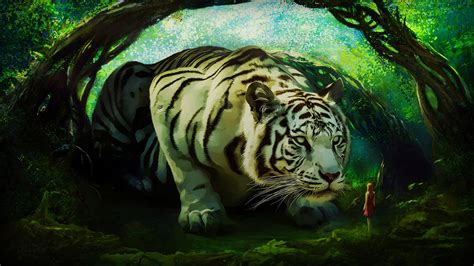 Fantasy Tiger Hd Wallpaper