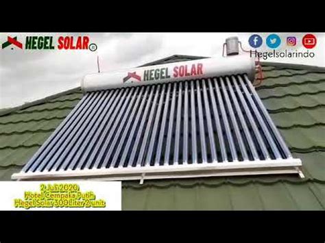 Matikan sirkuit atau pelebur yang memberi tenaga pemanas air listrik, atau putar termostat ke pilot pada pemanas air gas. Pemanas air tenaga surya Hotel jakarta - YouTube