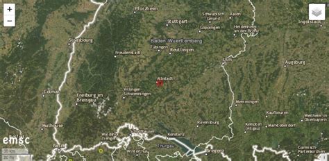Eines mitten in der nacht. Deutschland: Erdbeben M 4,0 bei Albstadt | Vulkane Net ...