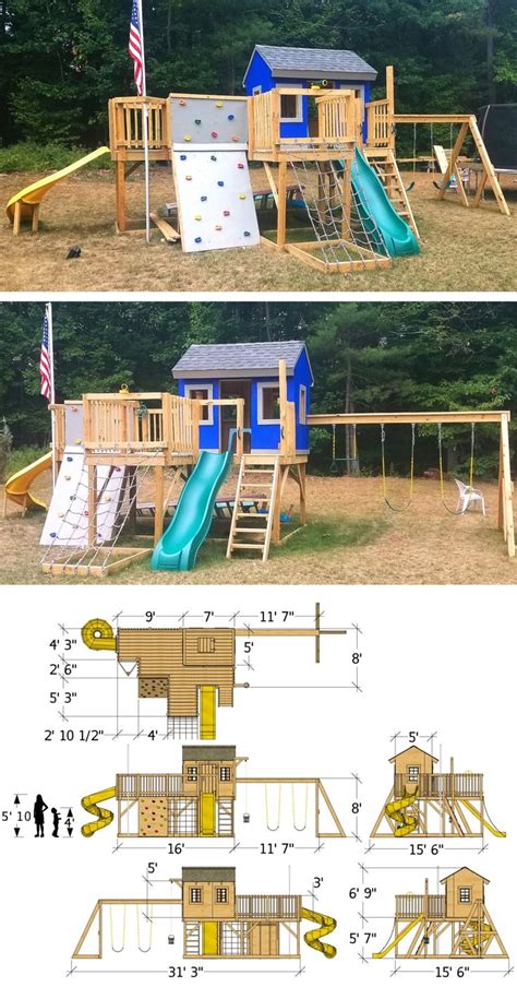 Dog urine discolors and kills grass but there are a couple of ways to keep the. Playground Playhouse Plan (2‑Sizes) - Outdoor Diy