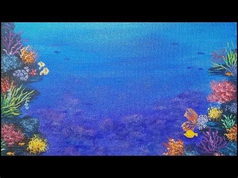 Download this coral, coral clipart, reefs png clipart image with transparent background or psd file for free. OCEAN Coral Reef Acrylic Painting Tutorial LIVE Beginner ...