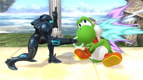 Smash Bros Wiiu Derpy Yoshi By Gaming123456 On Deviantart