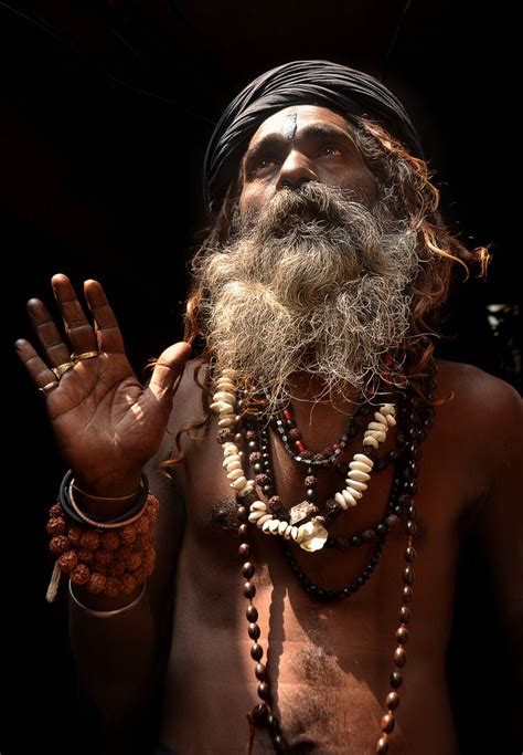 Flickrpgtc1uu Aghori Sadhu Powerful Portrait Varanasi
