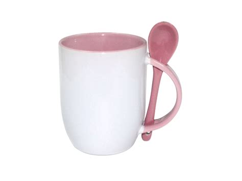 The whole set is $50 from barbarah robertson, a potter in virginia — microwave and dishwasher safe, and can be ordered in time for christmas delivery. 11oz Color Sublimation Spoon Mug-Pink(36/case)-BestSub ...