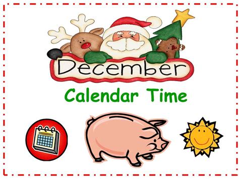 A Teachers Touch December Smartboard Calendar