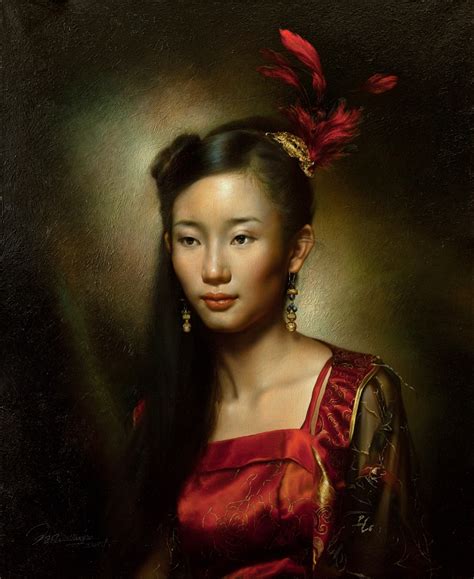A Chinese Girls Portrait 王琨 Wang Kun Artwork On Useum
