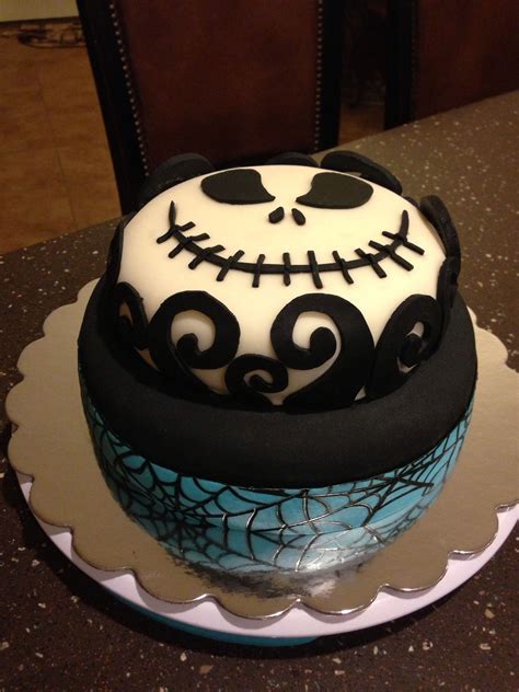 Woodland creatures baby shower cake. Nightmare Before Christmas themed cake I made for ...