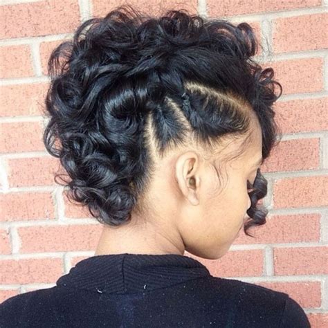 70 Most Gorgeous Mohawk Hairstyles Of Nowadays Mohawk Hairstyles Side Curls Hairstyles