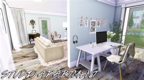 The Sims 4 Room Build Studio Apartment 1 Living Area