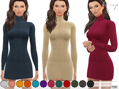 Sims 4 Cc Sweater Dress