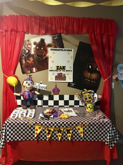 Five Nights At Freddys Party Decorations Boy Birthday Party Themes