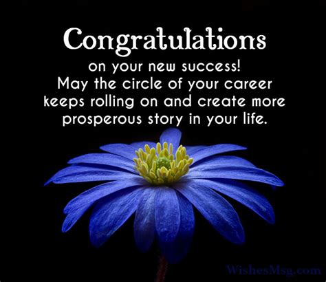 Used when congratulating someone for completing their master's degree and wishing them luck in the future. Promotion congratulation wishes
