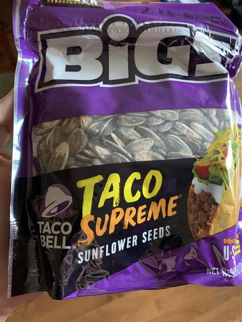 These Taco Bell Flavored Sunflower Seeds R Mildlyinteresting