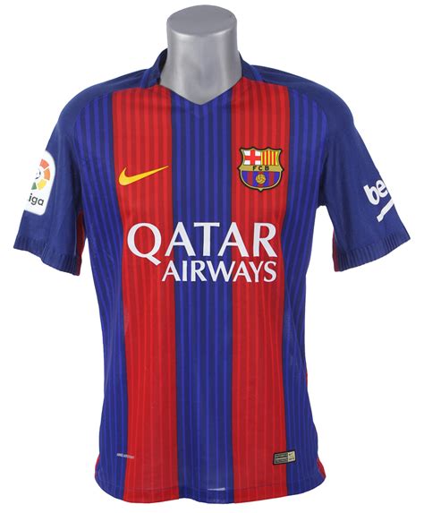 Manufactured by nike, every fc barcelona jersey is made from quality fabric. Lot Detail - 2016 Neymar FC Barcelona La Liga Jersey ...