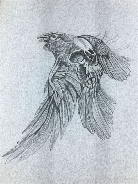 Nordic Raven Tattoo Designs Forearm Nordic Raven Tattoo In 2021 Skull