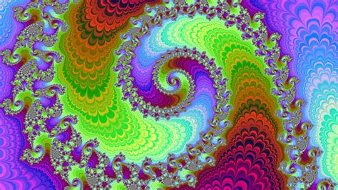 Wallpaper Spiral Rotation Optical Illusion Multicolored Hd Picture