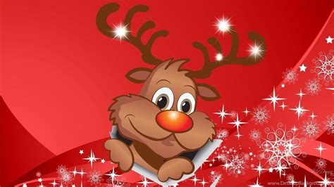 Cute Christmas Reindeer Wallpapers Top Free Cute Christmas Reindeer