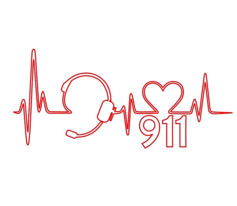 911 Dispatch Heartbeat Dispatchers Communications Svg For Etsy Australia