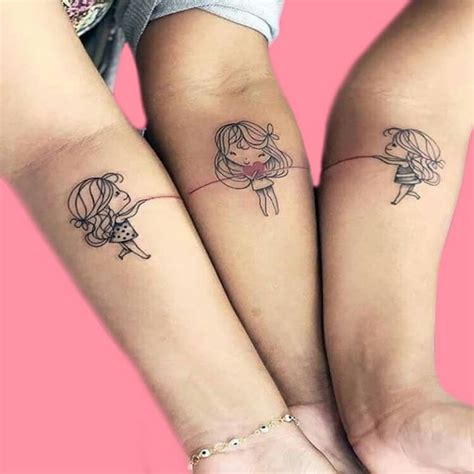 Matching Tattoos For 3 Sisters