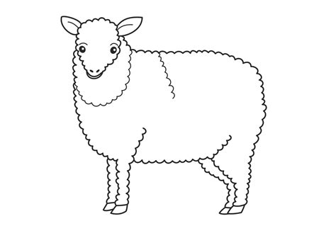 Christmas, halloween, seasons, carnival … very popular themes and periods of the year appreciated by children, which give the opportunity to color beautiful drawings. Free Printable Sheep Coloring Pages For Kids