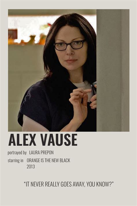 Alex Vause By Cari Orange Is The New Black Alex Vause Laura Prepon